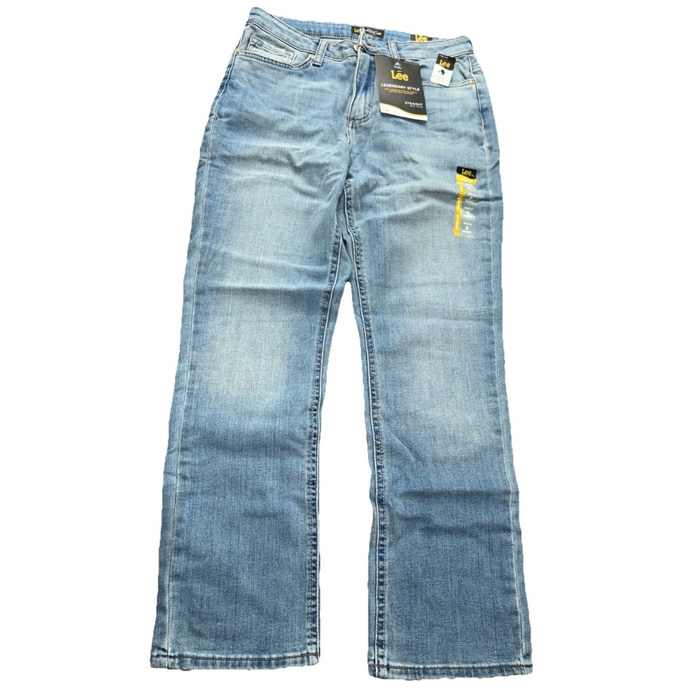 Lee women's Legendary Style Jeans 6 Short 24x27  Straight Mid Rise